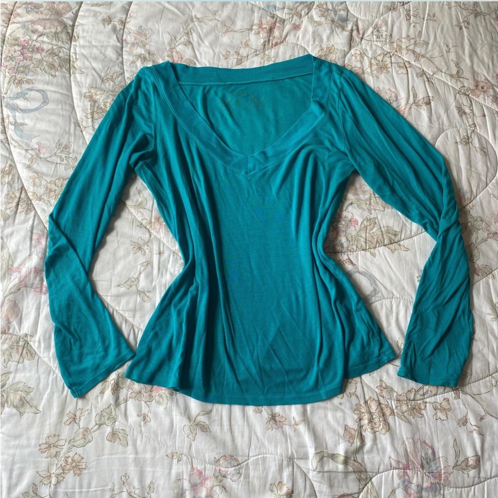 Vintage Old Navy Teal layering T-Shirt